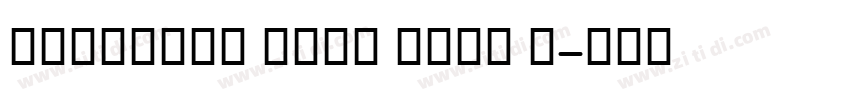 Formliao Bold cond B字体转换